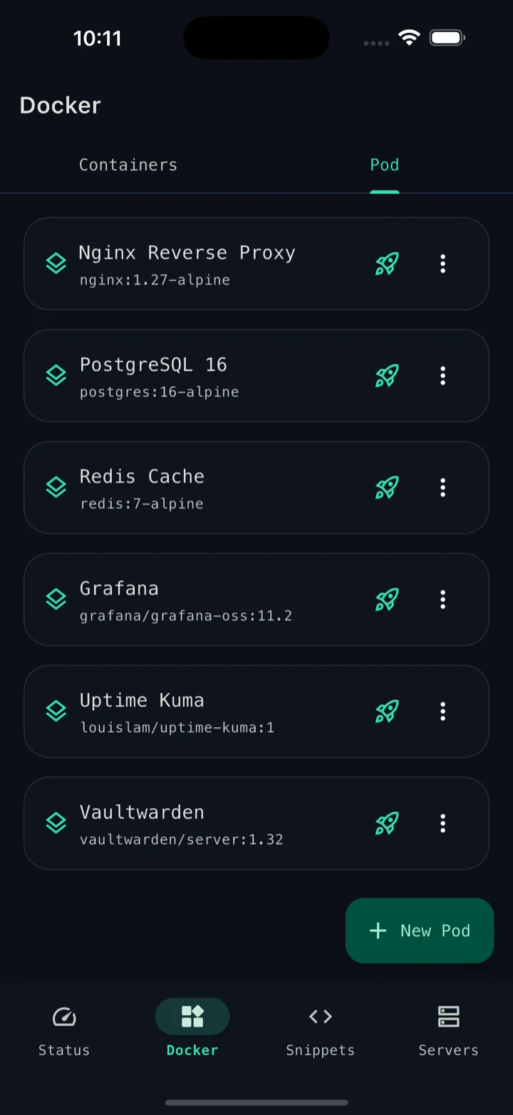 Pod templates