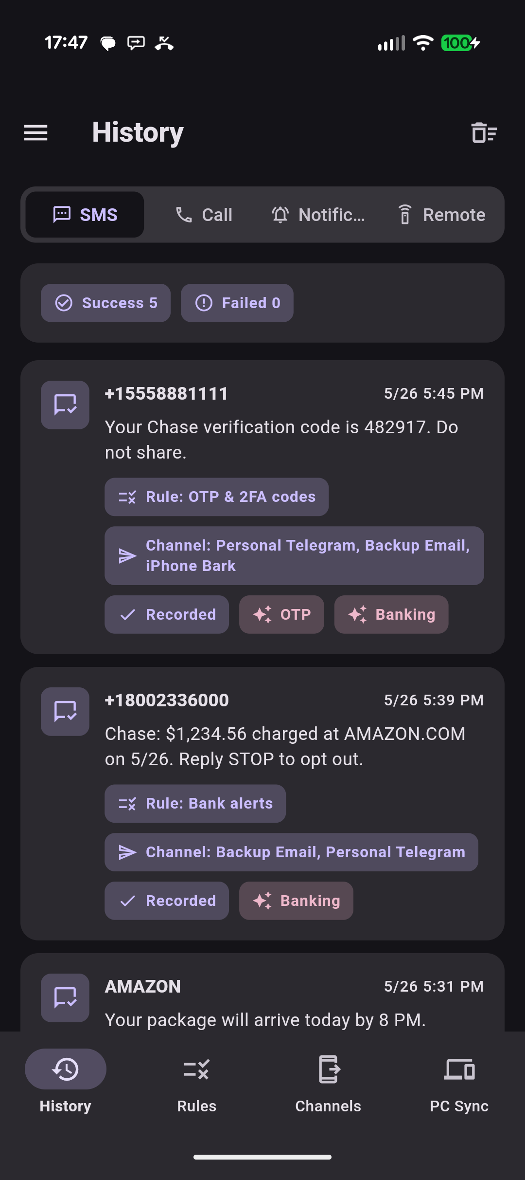 SMS Forwarder